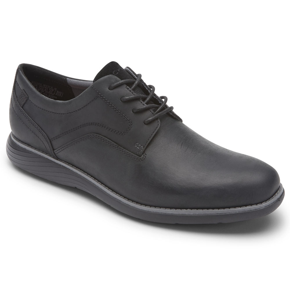 Rockport Oxfords Herre Svart - Garett Plain Toe - QTCE09756